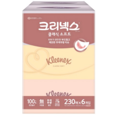 크리넥스 클래식소프트 미용티슈(230매)