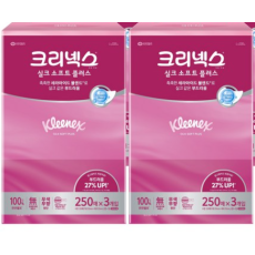 크리넥스 실크소프트 미용티슈(250매)